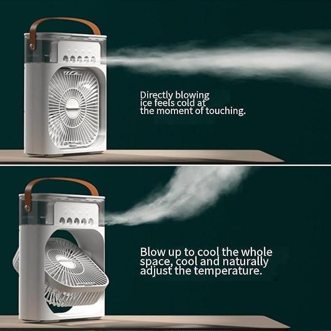 Portable USB Air Cooler - Fan & Humidifier
