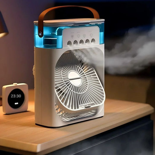 Portable USB Air Cooler - Fan & Humidifier