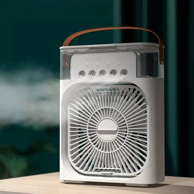 Portable USB Air Cooler - Fan & Humidifier